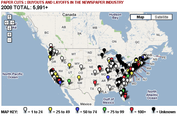 Paper Cuts: Buyouts and Layoffs in the Newspaper Industry by Erica Smith